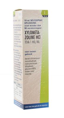 Teva Xylometazoline 1mg Spray 10ml