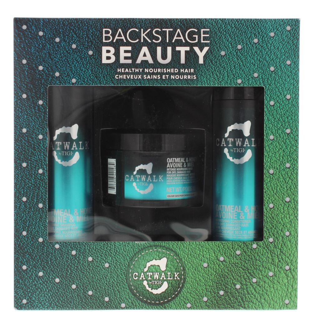 Tigi Catwalk Backstage Beauty Geschenkset Shampoo 300ml Conditioner 250ml Mask 200gr Set