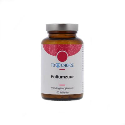TS Choice Foliumzuur 400 Vitamine B11 Tabletten 100tabl