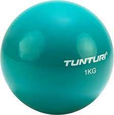 null Tunturi Yoga Toningbal 1kg, Turquoise