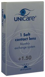 Unicare Unicare Contactlenzen 1pack +1.50