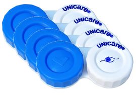 Unicare Unicare Lenshouder Plat Voordeelverpakking Unicare Lenshouder Plat