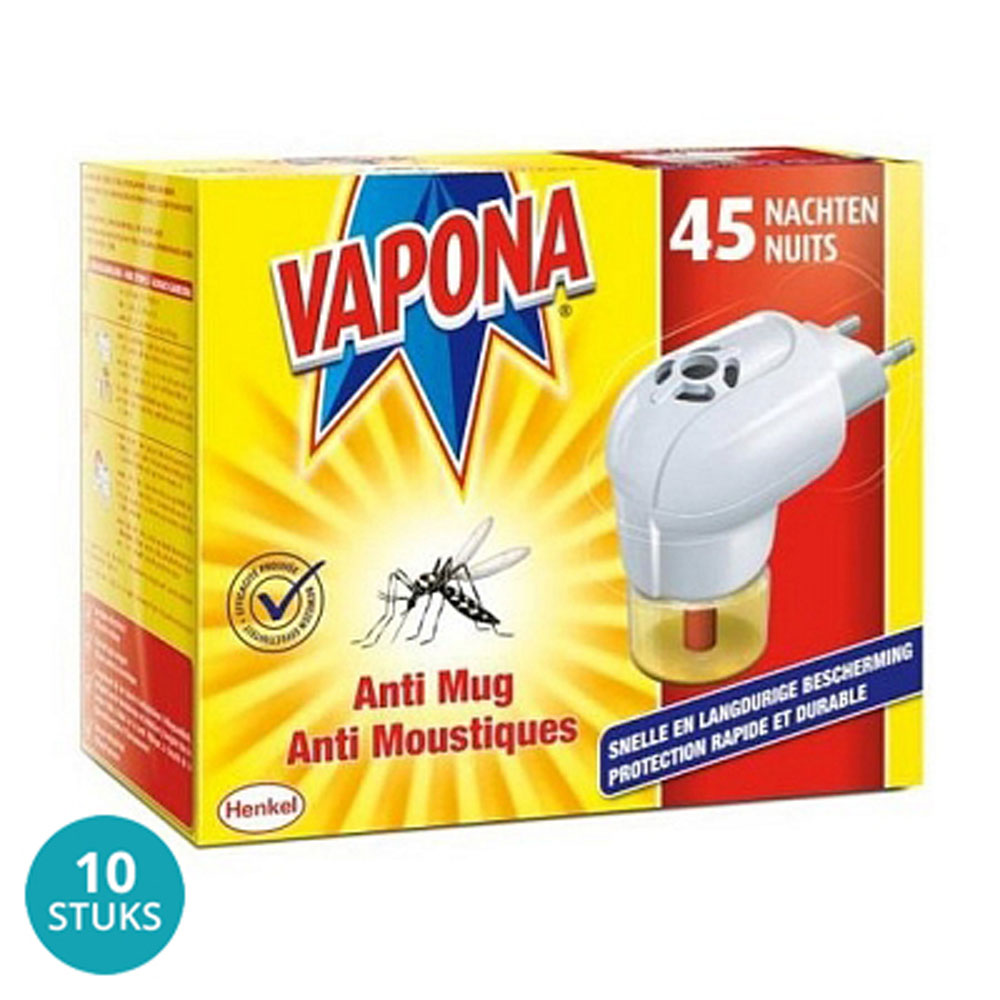 Vapona Anti Mug Stekker 45 Nachten Voordeelverpakking