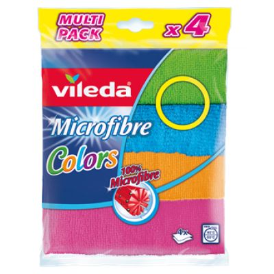 Vileda Microvezel Doeken Colors 4-Pack Stuk