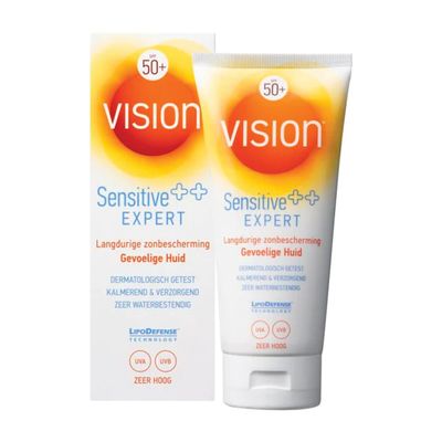 Vision Every Day Zonnebrand Sensitive Plus Factor(spf)50+ 185ml