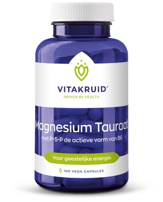 Vitakruid Magnesium Tauraat Met P-5-P 100vcaps