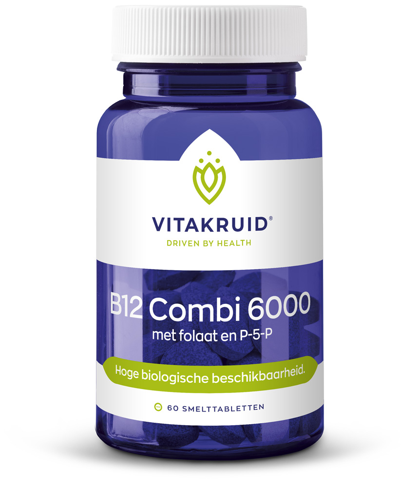 Vitakruid B12 Combi 6000 Met Folaat Tabletten