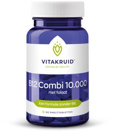 Vitakruid Vitakruid B12 Combi 10.000 Met Folaat Tabletten