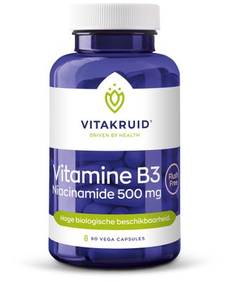 Vitakruid Vitamine B3 Niacinamide 500mg 90vcap