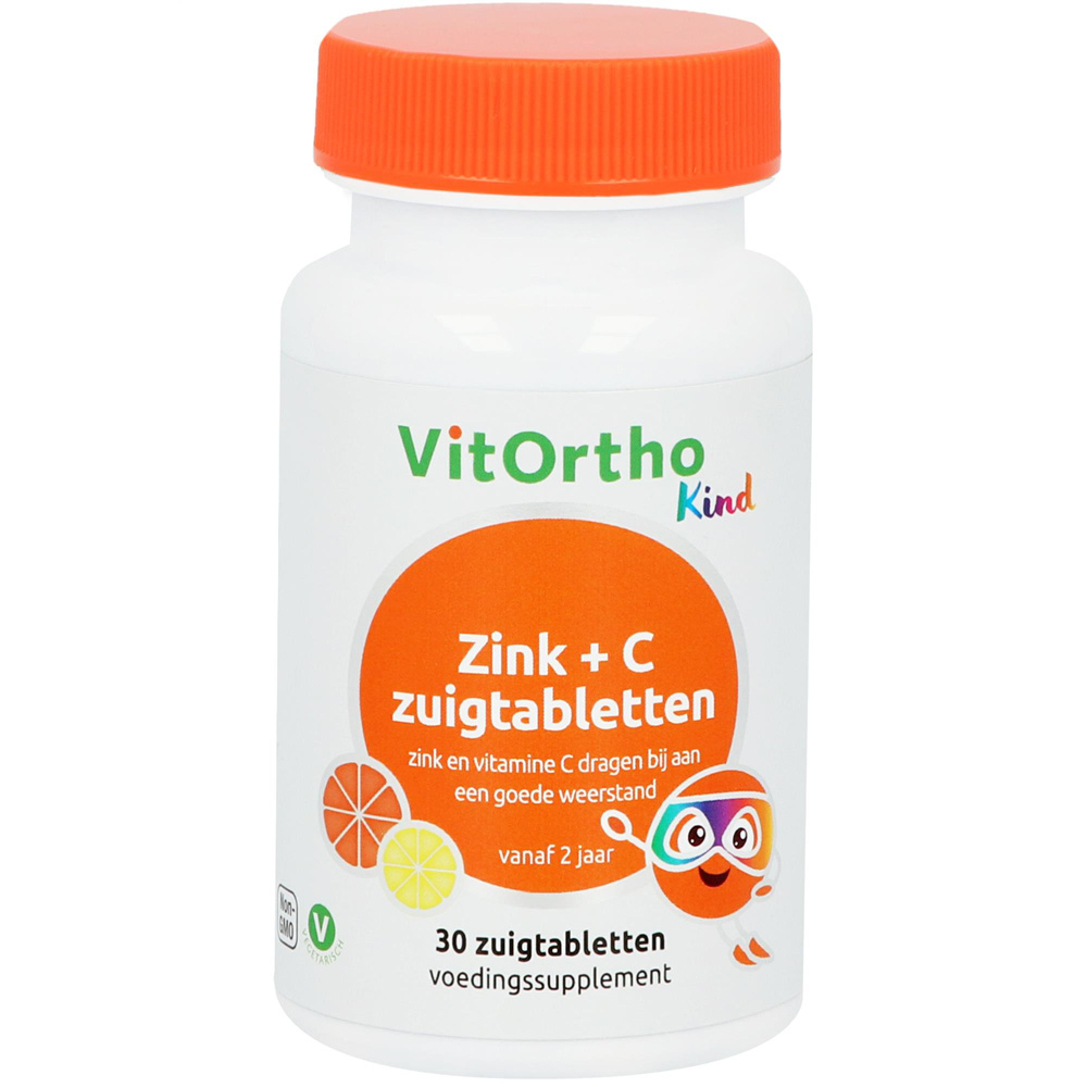 Vitortho Zink C Zuigtabletten Kind Vitortho Zink C Zuigtabletten Kind
