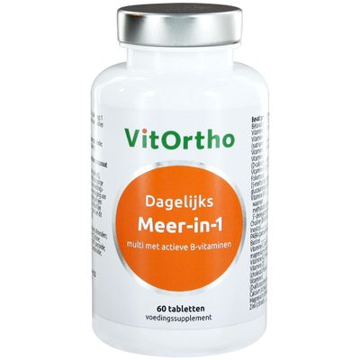 Vitortho Meer-In-1 Dagelijks Multi Met Actieve B-Vitaminen 60tab