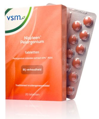 Vsm Nisyleen Pelargonium Tabletten voorheen Kaloba 20tabl