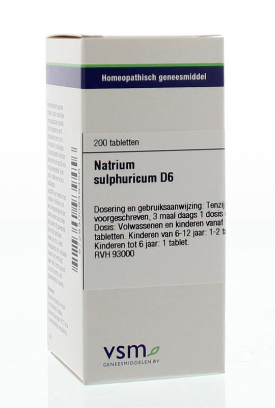 Vsm Natrium Sulfuricum d6 Tabletten
