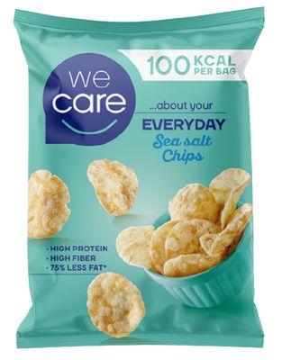 Wecare Snack Zeezout Chips 25gram