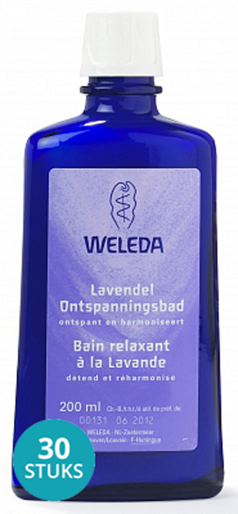 Weleda Bad Ontspanningsbad Lavendel Voordeelverpakking 30x200ml Weleda Bad Ontspanningsbad Lavendel Voordeelverpakking 30x200ml