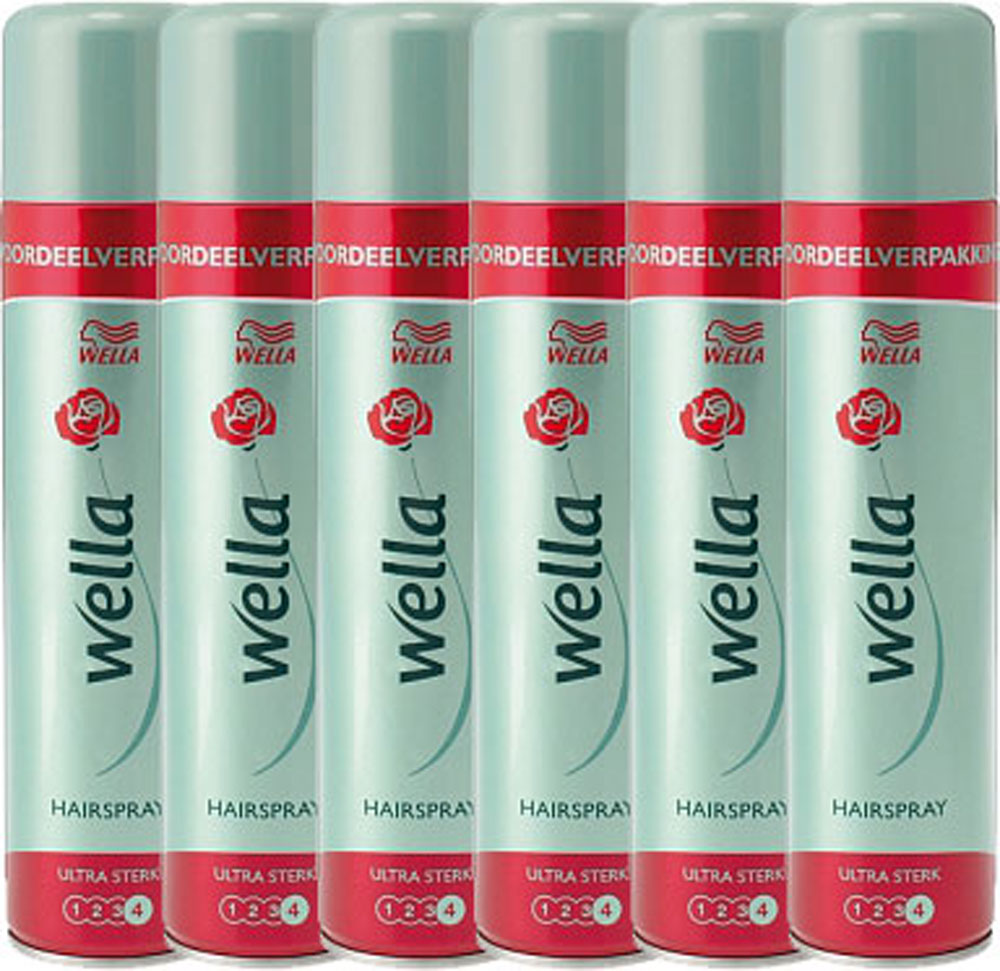 Wella Forte Hairspray Ultra Sterk Voordeelverpakking 6x400ml Wella Forte Hairspray Ultra Sterk Voordeelverpakking 6x400ml