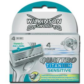 Wilkinson Wilkinson Sword Quattro Titanium Sensitive Scheermesjes