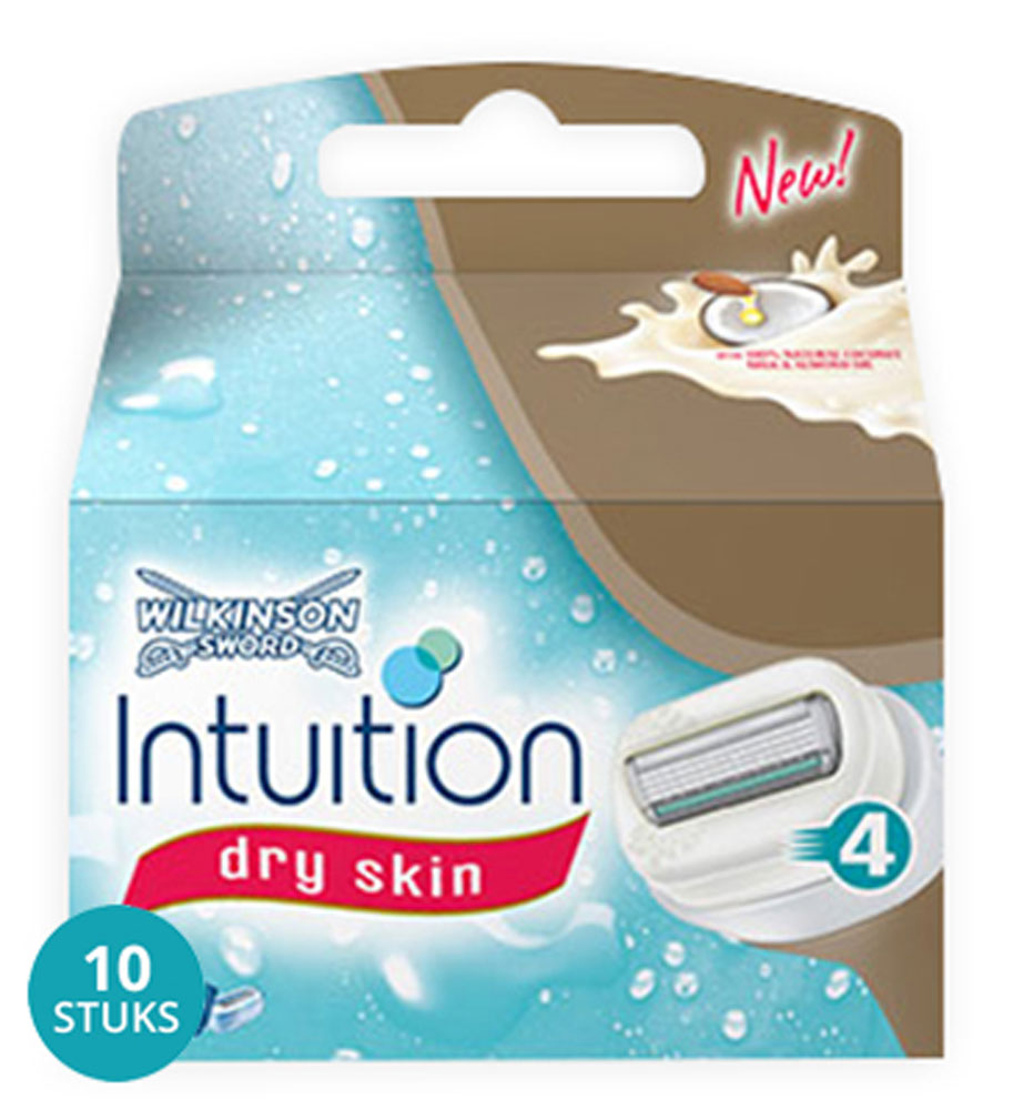 10x3mes Wilkinson Sword Intuition Dry Skin Scheermesjes Voordeelverpakking
