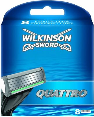 Wilkinson Sword Quattro Scheermesjes 8stuks