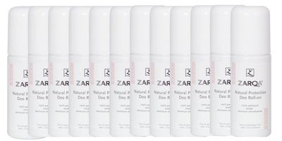 Zarqa Deo Roll On Natural Protection Voordeelverpakking 12x50ml