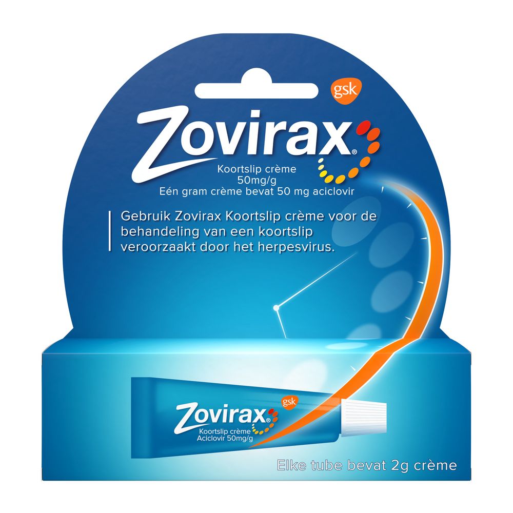Zovirax Creme Koortslip Tube