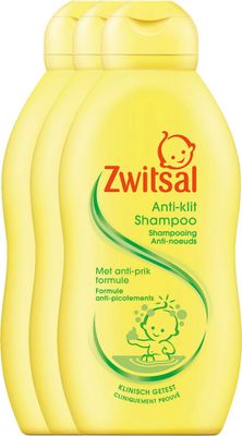 Zwitsal Anti-klit Shampoo Voordeelverpakking 3x200ml